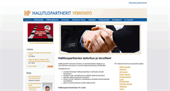 Desktop Screenshot of hallituspartnerit.fi
