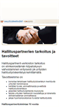 Mobile Screenshot of hallituspartnerit.fi